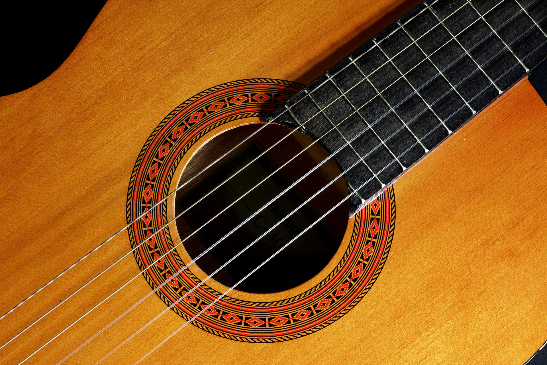 Close Up of Guitar